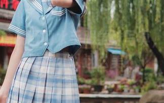嗨，喵糖映画的水手服学妹写真，不做功课真可以这么美？