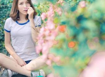 青豆客 - 朱赢Molly学姐，图片如潮水般涌来，没法抵挡！